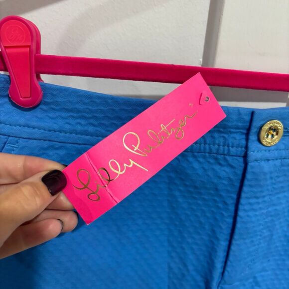 Lilly Pulitzer Colette Scallop Hem Skort Zanzibar Blue NWT - Picture 6 of 11